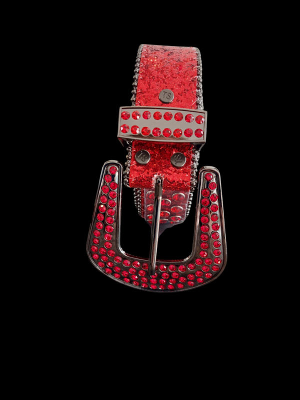 #57 Red Glitter Belt