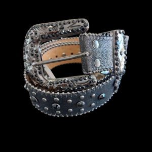 Black Diamond and Cross Glitter Belt