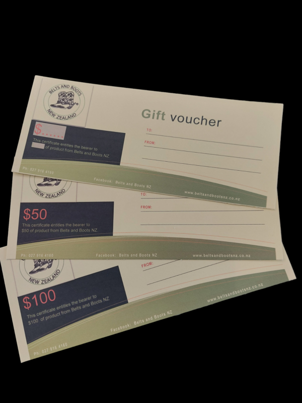 Belts and Boots NZ Vouchers