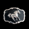 #101 Silver and Black Horse