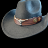 Felt Cowboy Hat with Silver Longhorn