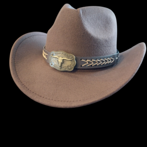 Felt Cowboy Hat with Longhorn