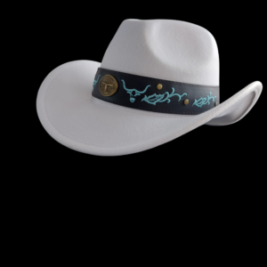 Felt Cowboy Hat with Longhorn Badge